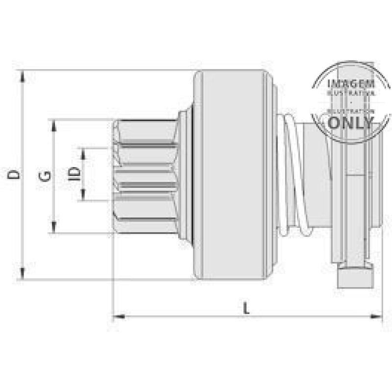Impulsor Partida Bzm9908550 Bzm