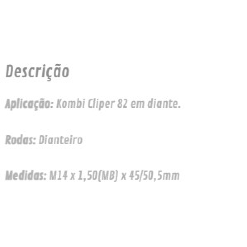 Parafuso Roda Diant Emblemax