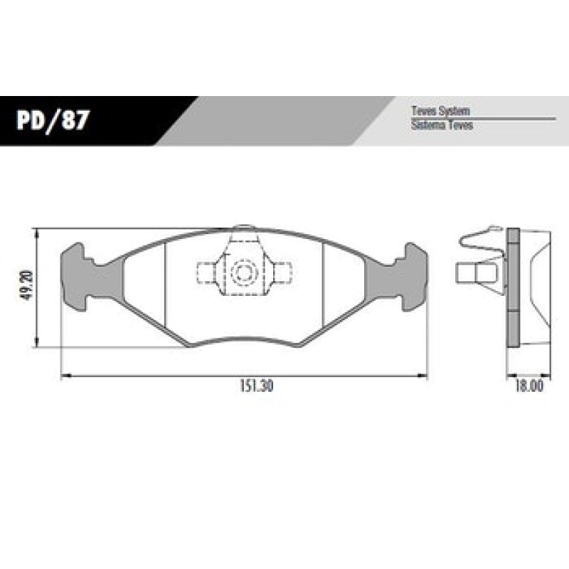 Pastilha Freio Lonaflex
