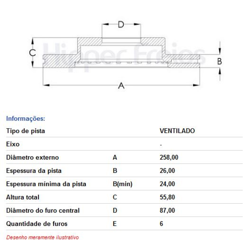 Disco Freio Diant Hf353 Hf