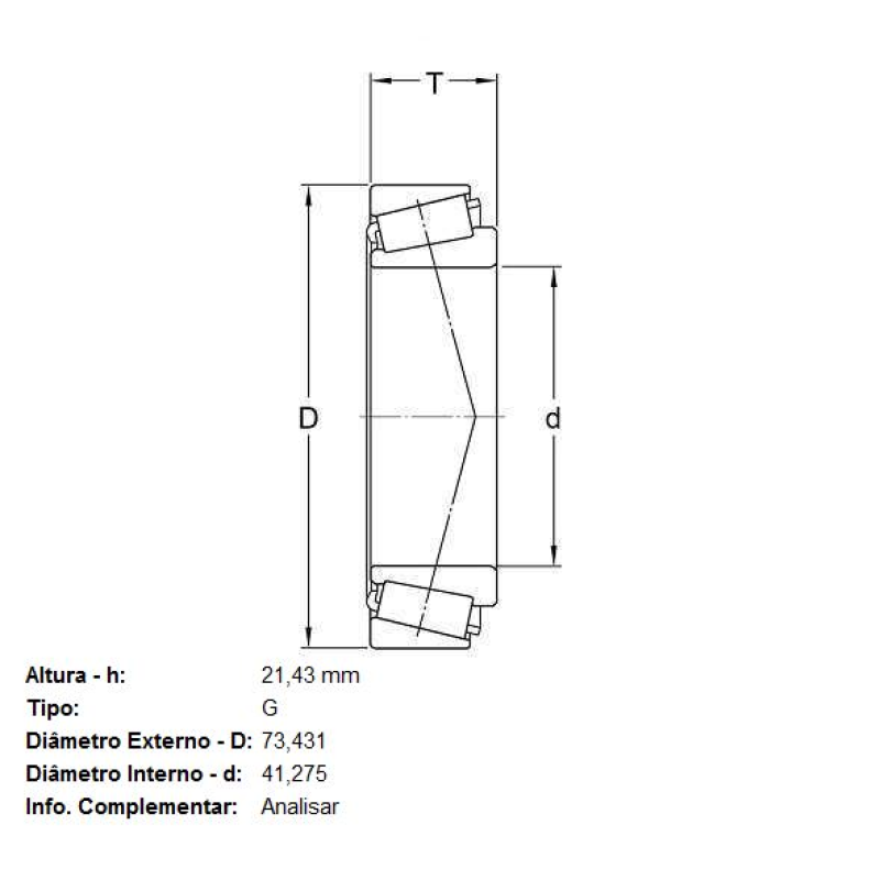 Rolamento Lateral Coroa Skf