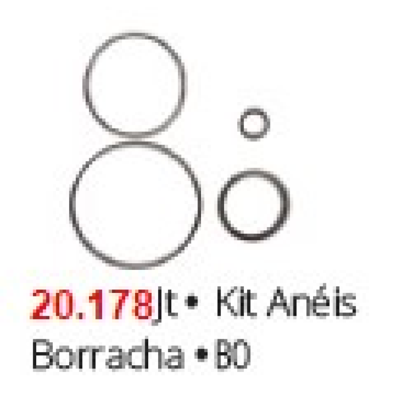 Kit Borracha 20178 Brasvetec