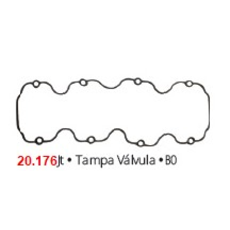 Junta Tampa Valvula 20176 Brasvetec
