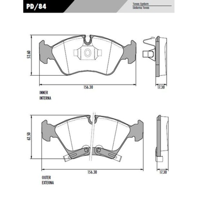 Pastilha Freio Cobreq