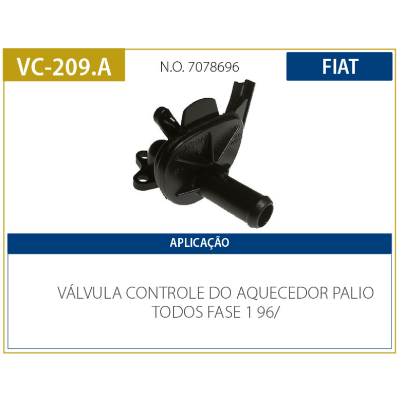 Valvula Ar Quente Valclei