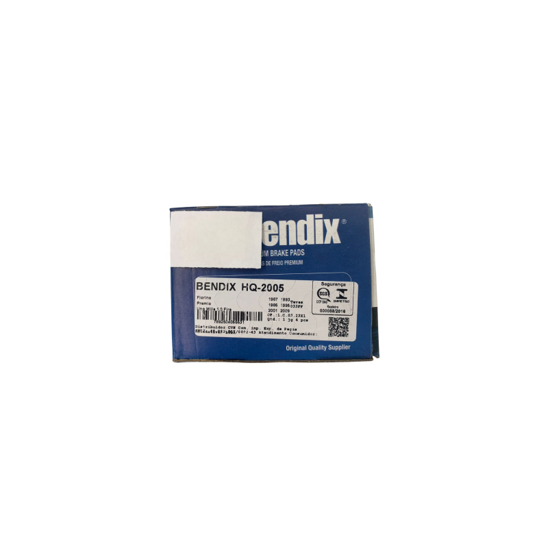 Pastilha Freio Hq2005 Bendix