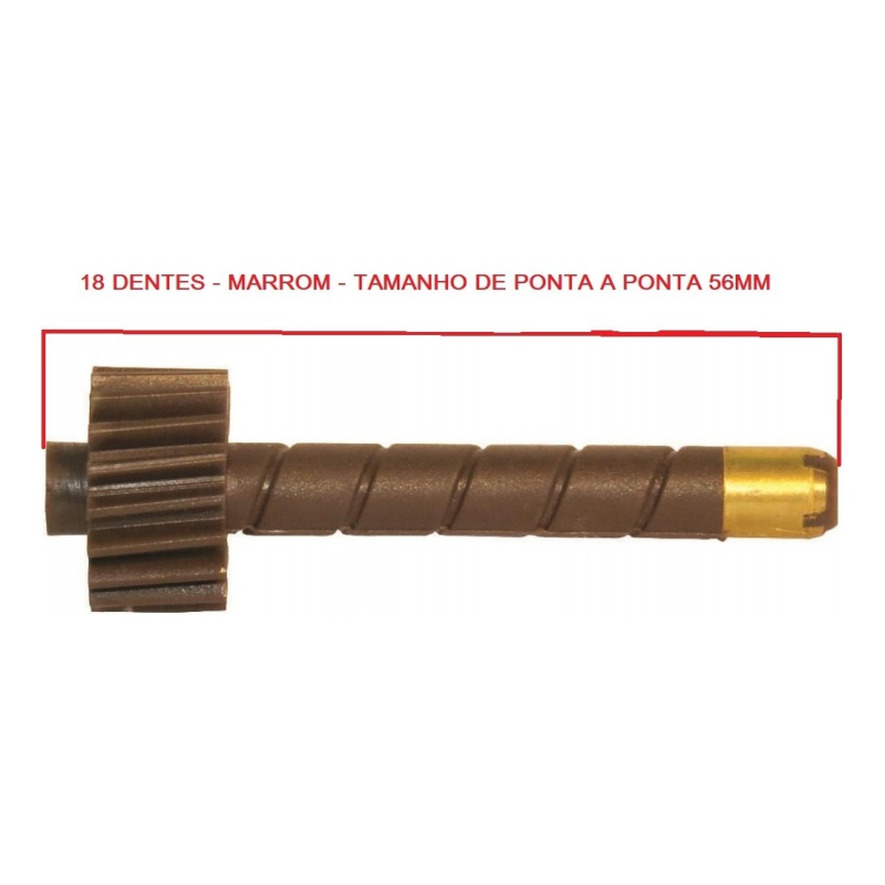 Pinhao Velocimetro 18 Dentes Kit&cia