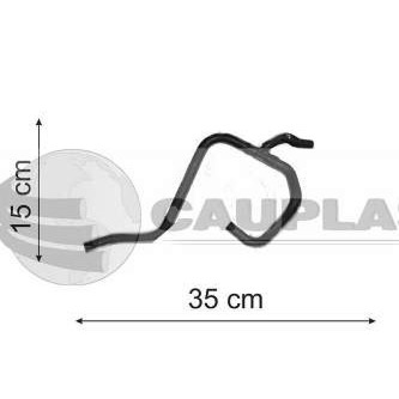 Mangueira Curva Radiador Cauplas