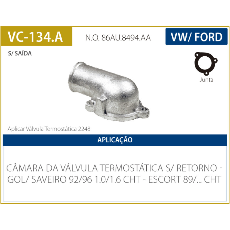 Camara Valvula Termostatica Valclei