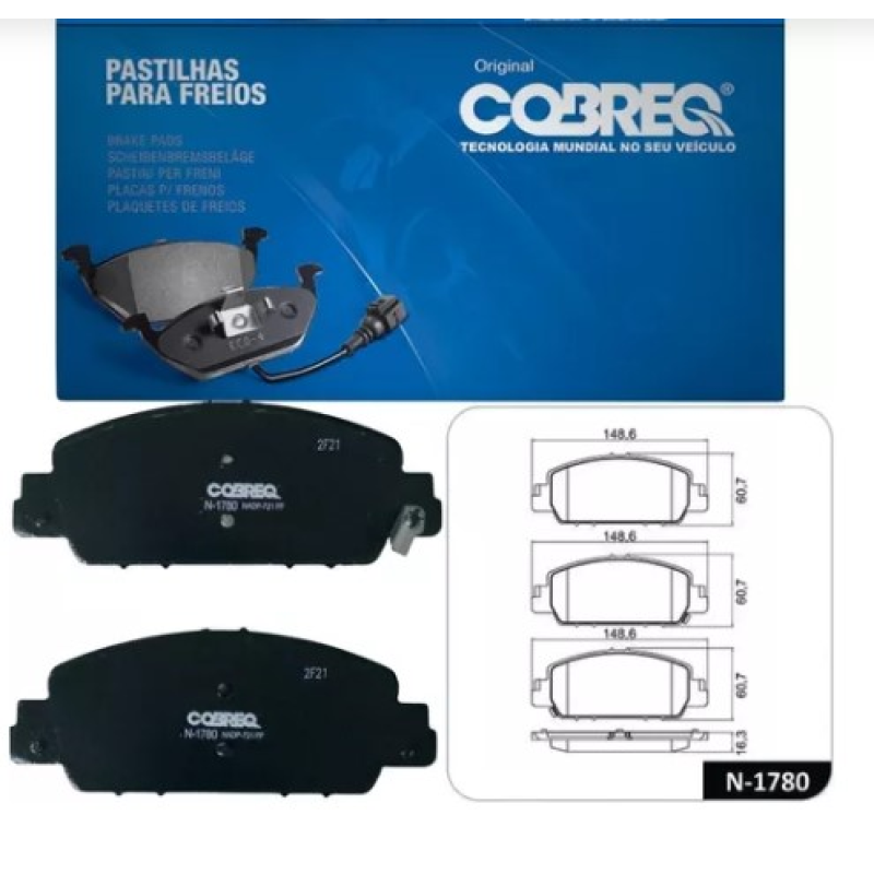 Pastilha Freio Cobreq