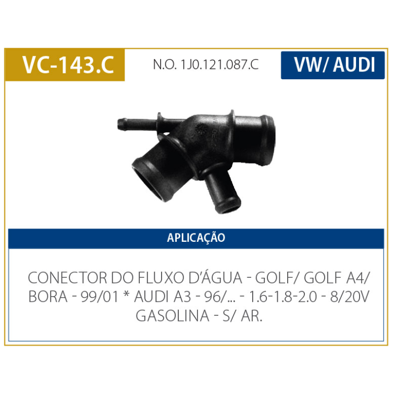 Conector Fluxo Agua Valclei
