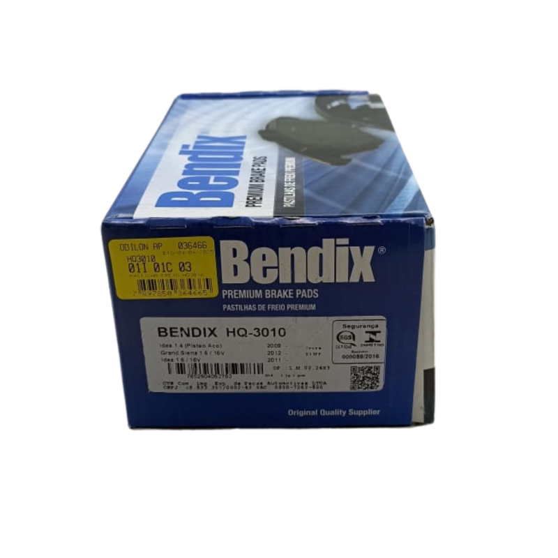 Pastilha Freio Hq3010 Bendix