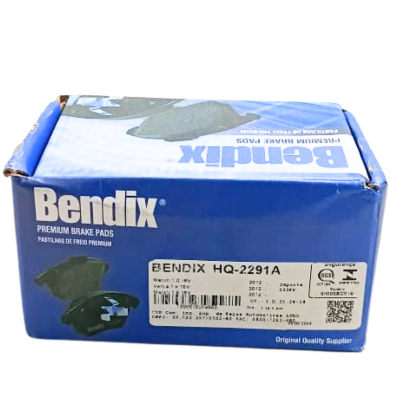 Pastilha Freio Hq2291a Bendix