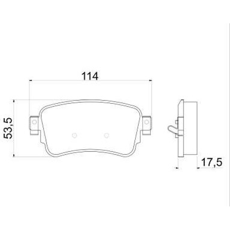 Pastilha Freio Tras Cobreq