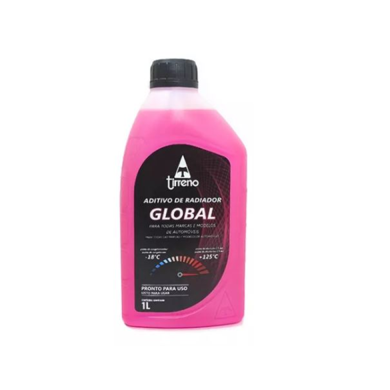Aditivo Radiador Rosa Pronto Uso Tirreno