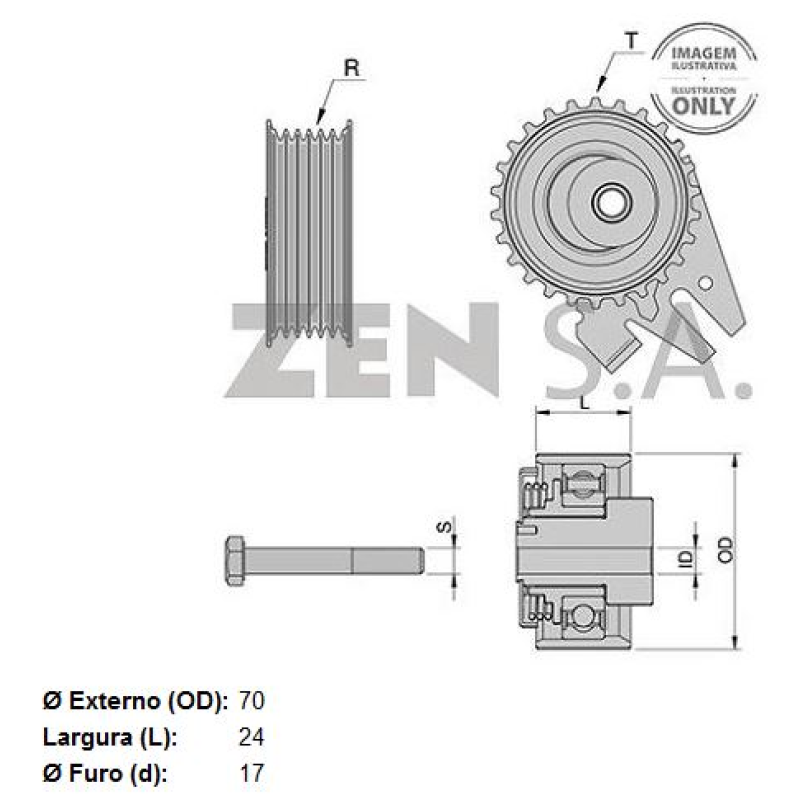 Polia Alternador Schadek