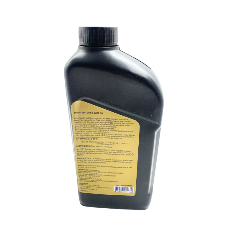 Oleo Motor Sintetico Atron