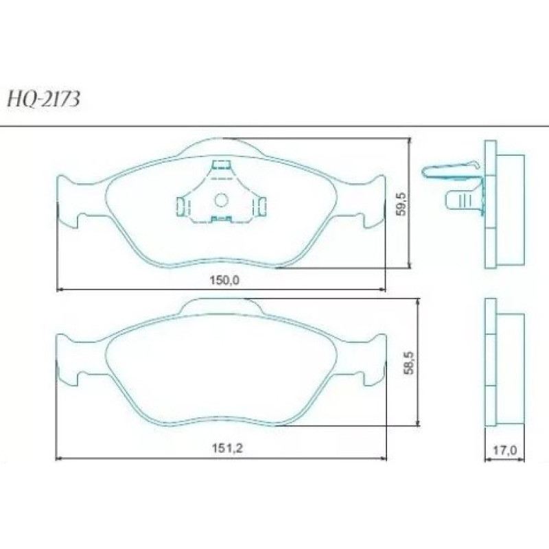 Pastilha Freio Bendix