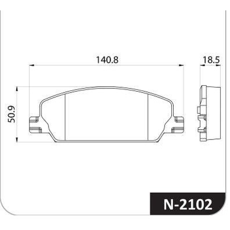 Pastilha Freio Cobreq
