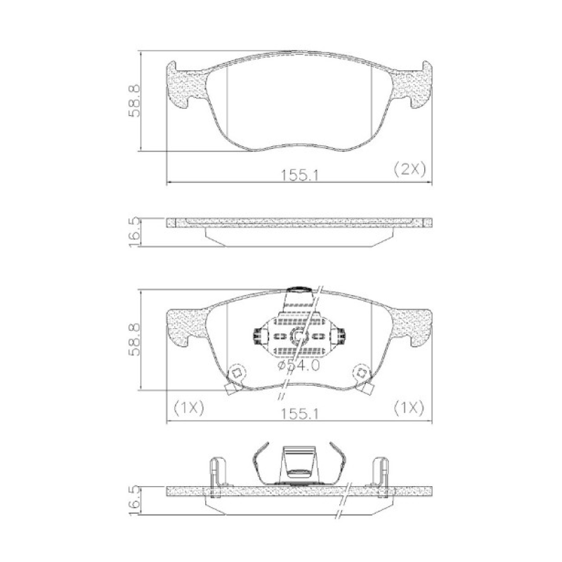Pastilha Freio Frasle