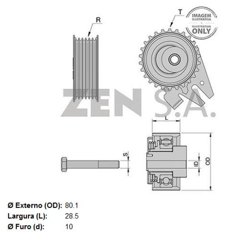 Polia Alternador Schadek