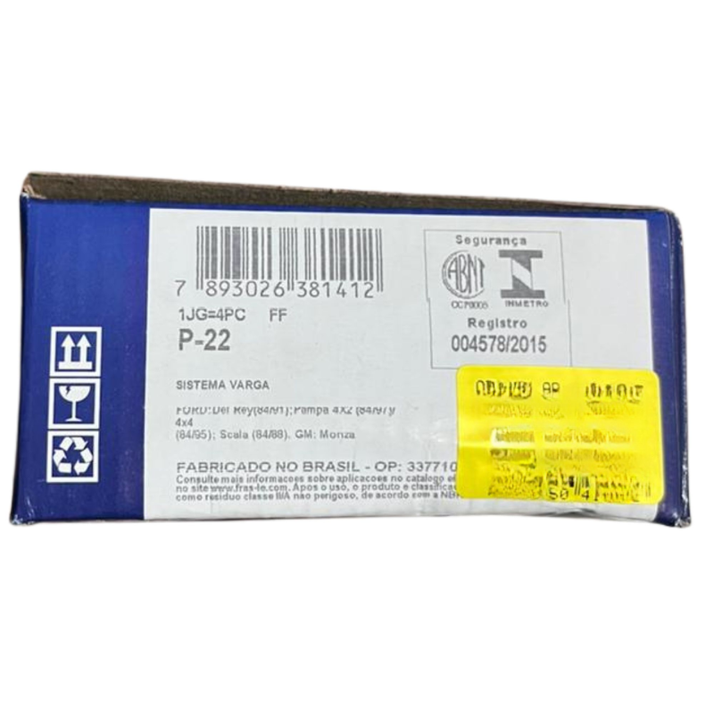 Pastilha Freio Lonaflex