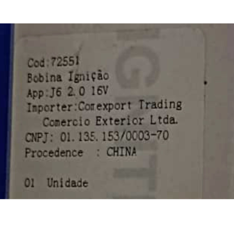 Bobina Ignicao Isapa