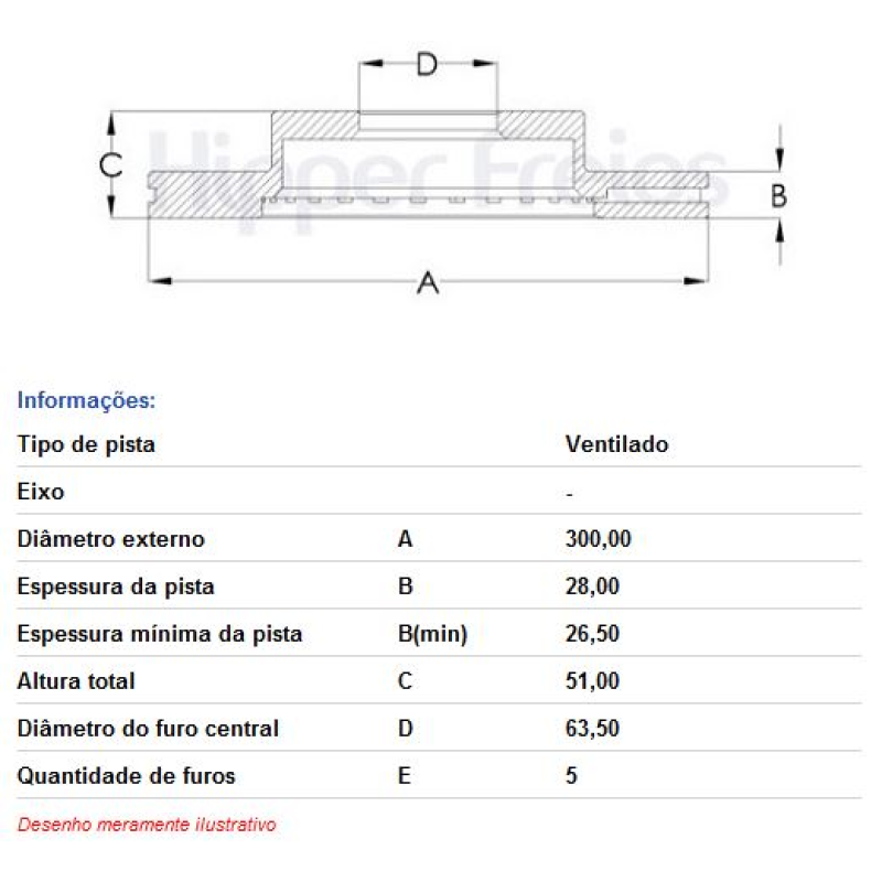 Disco Freio Diant Hf15h Hf