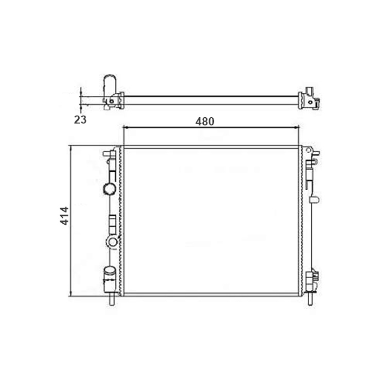 Radiador Magneti Marelli