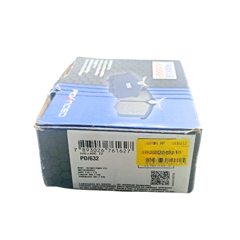 Pastilha Freio Tras Pd632 Frasle