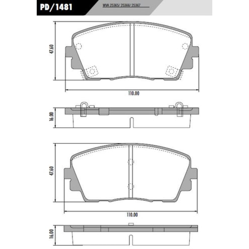 Pastilha Freio Pd1481 Frasle
