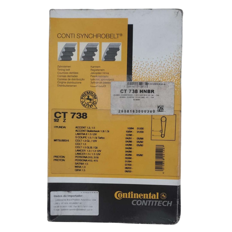 Correia Dentada Contitech