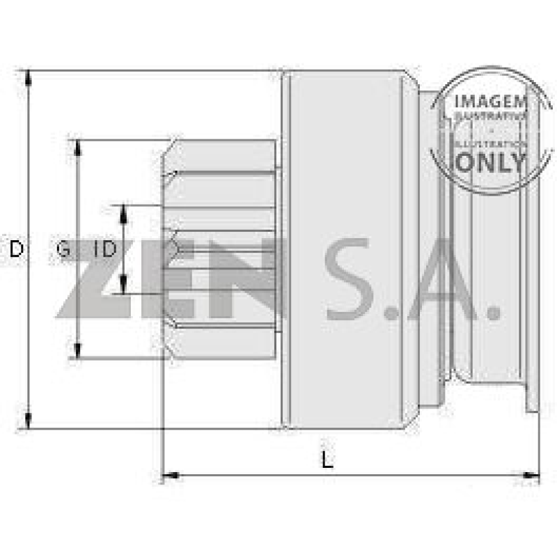 Impulsor Partida Bzm9905950 Bzm