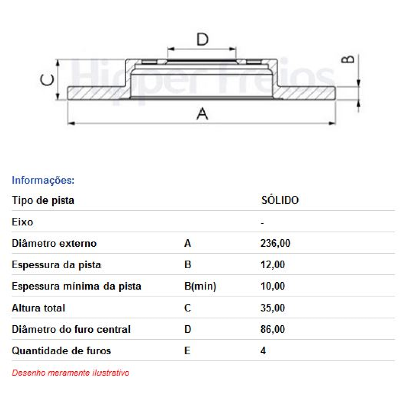 Disco Freio Diant Hf53b Hf