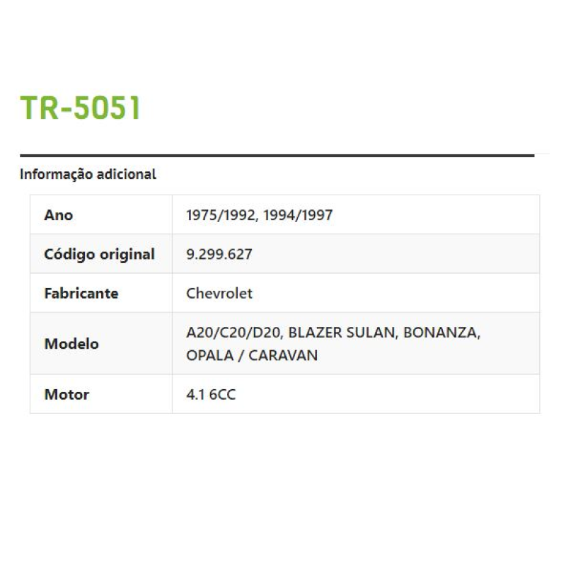 Reservatorio Trali