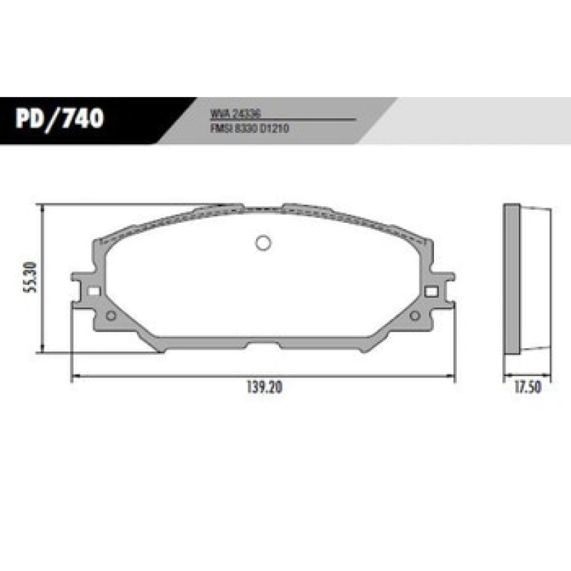 Pastilha Freio Pd740 Frasle