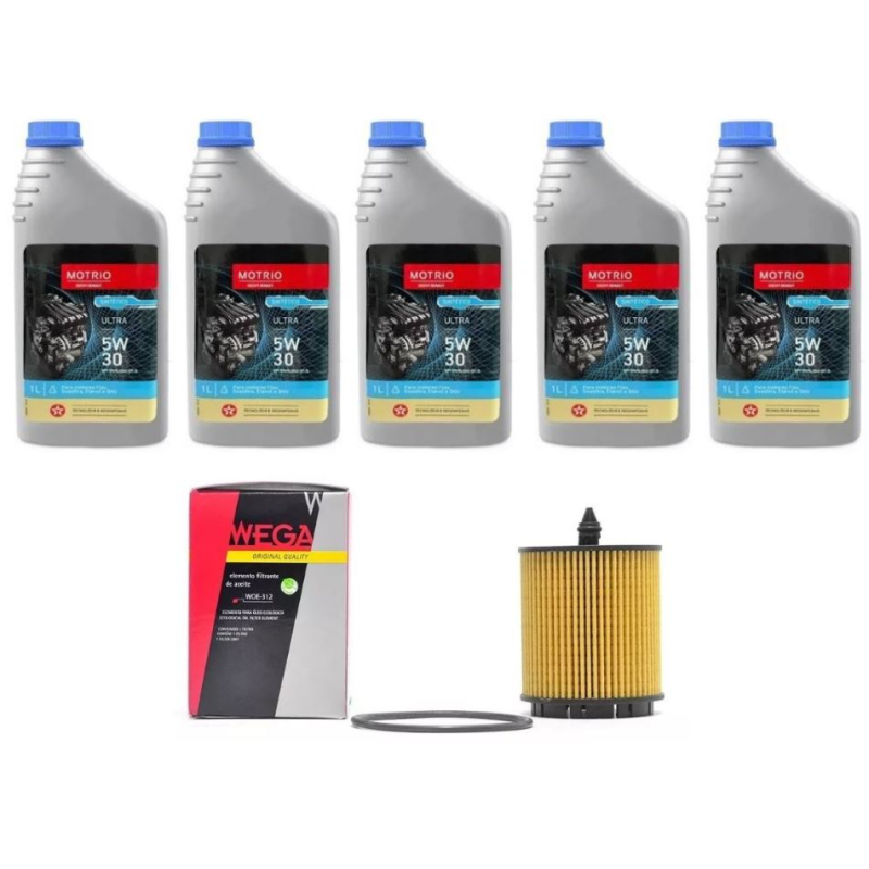 KIT TROCA ÓLEO TEXACO 5W30 E FILTRO ÓLEO CAPTIVA 2.4 / 3.0